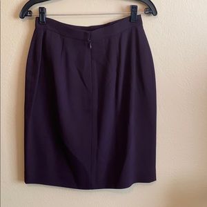 Valerie Stevens Petite Skirt Dark purple 8P